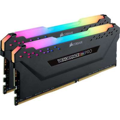Corsair 32 GB (2x16GB) DDR4 3600 MHz Vengeance RGB Pro Black (CMW32GX4M2Z3600C18)