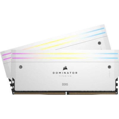 Corsair 32 GB (2x16GB) DDR5 7200 MHz Dominator Titanium RGB White (CMP32GX5M2X7200C34W)