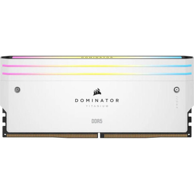 Corsair 32 GB (2x16GB) DDR5 7200 MHz Dominator Titanium RGB White (CMP32GX5M2X7200C34W)