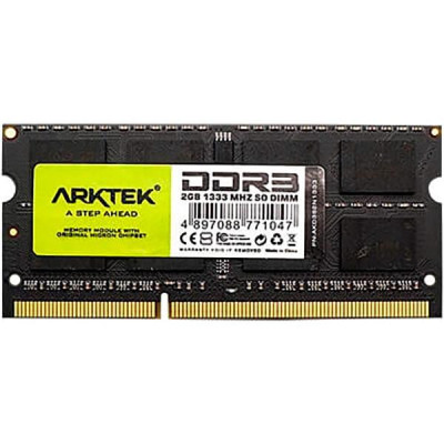 ARKTEK 2 GB SO-DIMM DDR3 1333 MHz (AKD3S2N1333)