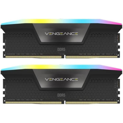 Corsair 64 GB (2x32GB) DDR5 6000 MHz Vengeance RGB (CMH64GX5M2B6000Z40)