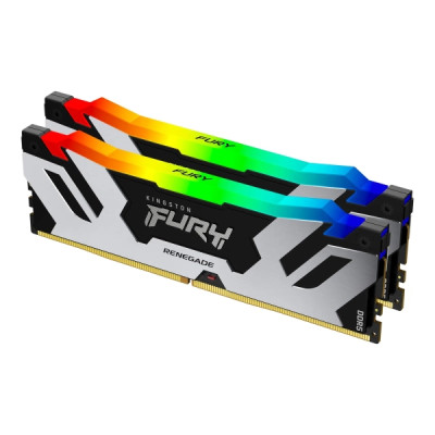 Kingston FURY 32 GB (2x16 GB) DDR5 8000 MHz Renegade Silver/Black RGB (KF580C38RSAK2-32)