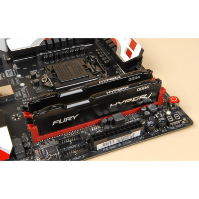HyperX Fury 16GB (2x8GB) DDR4 2400 MHz Black (HX424C15FBK2/16)