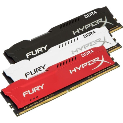 HyperX Fury 16GB (2x8GB) DDR4 2400 MHz Black (HX424C15FBK2/16)