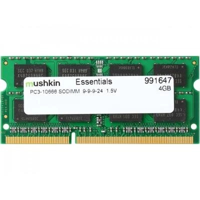 Mushkin 4 GB SO-DIMM DDR3 1333 MHz Essentials (991647)