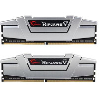 G.Skill 16 GB (2x8GB) DDR4 2400 MHz Ripjaws V Radiant Silver (F4-2400C15D-16GVS)