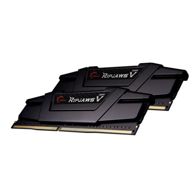 G.Skill 64 GB (2x32GB) DDR4 2666 MHz Ripjaws V Classic Black (F4-2666C18D-64GVK)