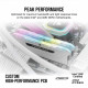 Corsair 16 GB (2x8GB) DDR4 3600 MHz Vengeance RGB Pro SL White (CMH16GX4M2D3600C18W)