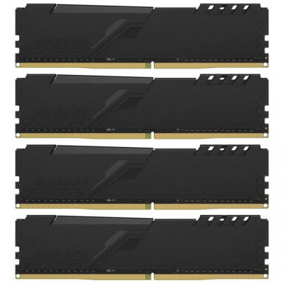 HyperX 16 GB (4x4GB) DDR4 2666 MHz Fury black (HX426C16FB3K4/16)