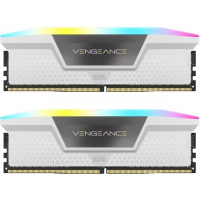 Corsair 64 GB (2x32GB) DDR5 6000 MHz Vengeance RGB White (CMH64GX5M2B6000C40W)