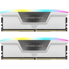 Corsair 64 GB (2x32GB) DDR5 6000 MHz Vengeance RGB White (CMH64GX5M2B6000C40W)