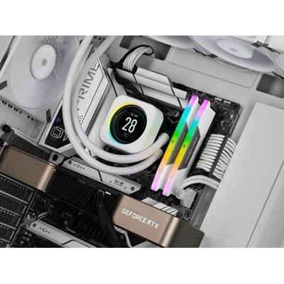 Corsair 64 GB (2x32GB) DDR5 6000 MHz Vengeance RGB White (CMH64GX5M2B6000C40W)