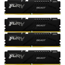 Kingston Fury DDR5 128GB 4x32GB 5200MHz Beast Black (KF552C40BBK4-128)