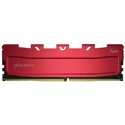 Exceleram 4 GB DDR4 2666 MHz Red Kudos (EKBLACK4042619A)
