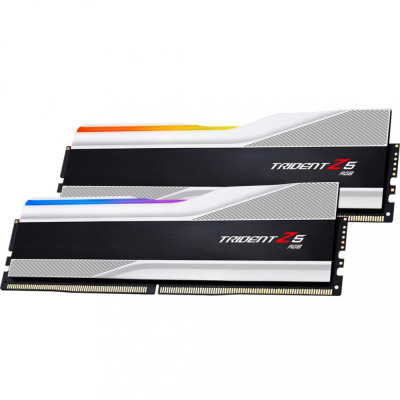 G.Skill 32 GB (2x16GB) DDR5 6400 MHz Trident Z5 RGB Silver (F5-6400J3239G16GX2-TZ5RS)
