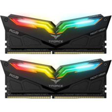 TEAM 16 GB (2x8GB) DDR4 3000 MHz T-Force Night Hawk RGB Black (TF1D416G3000HC16CDC01)