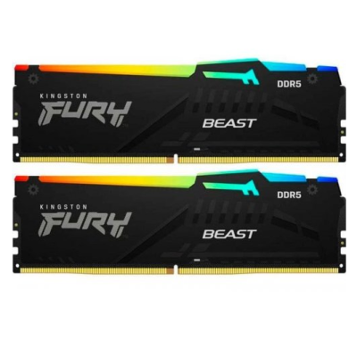 Kingston FURY 16 GB (2x8GB) DDR5 6000 MHz Beast RGB (KF560C36BBEAK2-16)