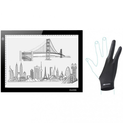 Huion L4S + рукавичка