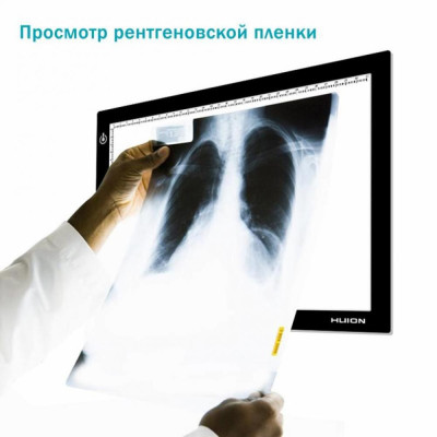 LED планшет Huion A3 + перчатка