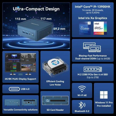 GEEKOM Mini IT13 (GMIT13I913900HK-322-EU)