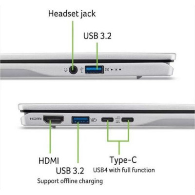 Acer Swift 14 AI SF14-61T-R75T Pure Silver (NX.J1CEU.002)