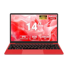 WOZIFAN Laptop W7 14inch 6/256Gb Red