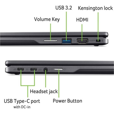 Acer Chromebook Plus Spin 514 Steel Gray (NX.KYQEU.001)