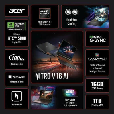 Acer Nitro V 16 AI ANV16-61-R0YW (NH.U25AA.001)