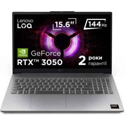 Lenovo LOQ 15ARP10E Luna Grey (83S000ECRA)