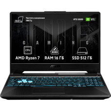 ASUS TUF Gaming A15 FA506NCR Graphite Black (FA506NCR-HN006, 90NR0JV7-M002L0)