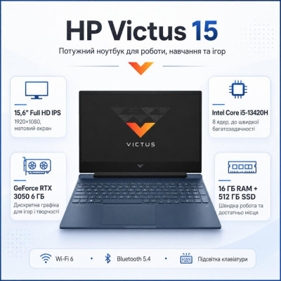 HP Victus 15-fa2712ua Performance Blue (C9XE1EA)