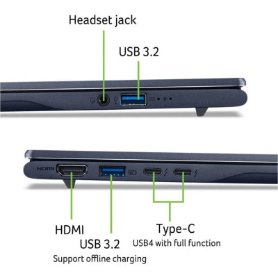 Acer Swift 14 AI SF14-51-72XN Steam Blue (NX.J2HEU.005)