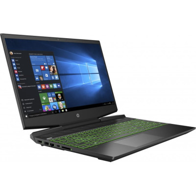 HP Pavilion Gaming 15-dk2023ua Shadow Black/Green Chrome (4F766EA)