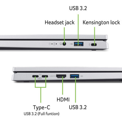 ACER Aspire Go 14 AG14-71P-5950 Silver (NX.J4QEU.002)