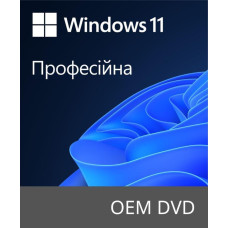 Microsoft Windows 11 Pro 64Bit Ukrainian 1pk DSP OEI DVD (FQC-10557)