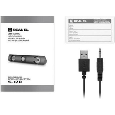 REAL-EL S-170 Black (EL121100013)
