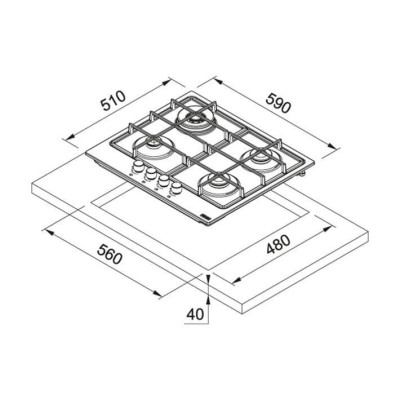 Franke FHSM 604 3G DC XS C (106.0554.391)