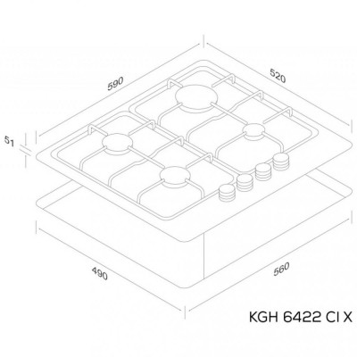 Kernau KGH6422TCIXFLAT