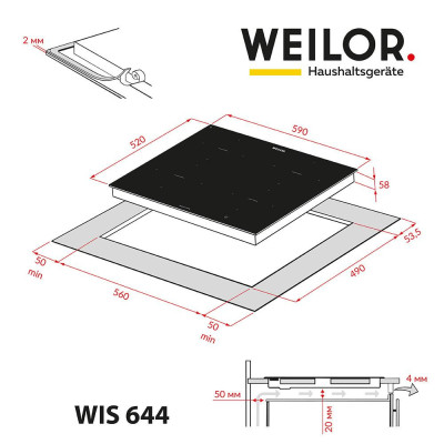 Weilor WIS 644 BLACK