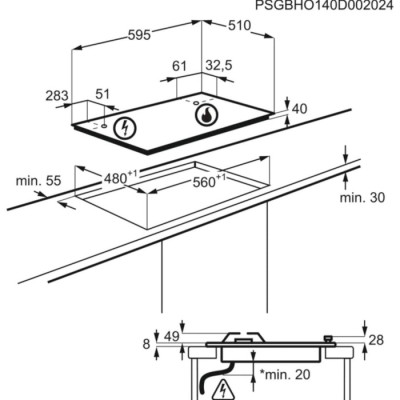 Electrolux EGH6343ROR