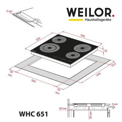 Weilor WHC 651 BLACK