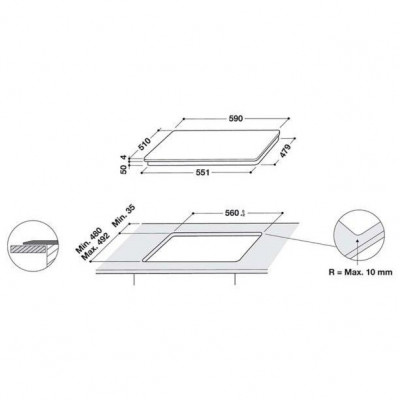 Whirlpool WB B3960 BF