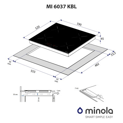 Minola MI6037KBL
