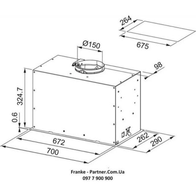 Franke Box Flush EVO FBFE BK MATT A70 (305.0665.365)