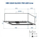 Minola HBI 5264 BL GLASS 700 LED Line