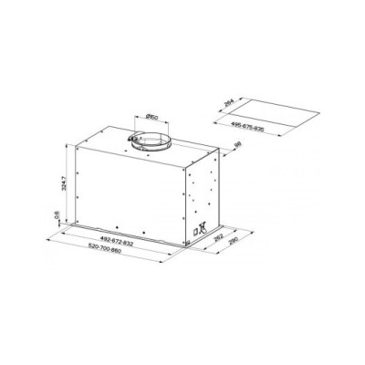 FABER INKA LUX EVO BK MATT A52