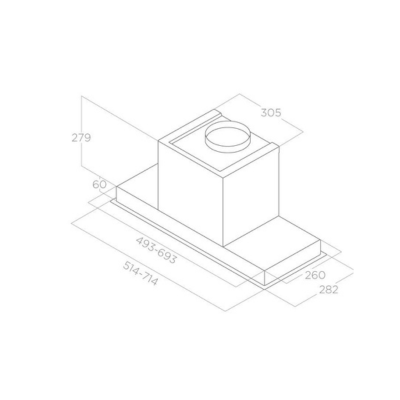 ELICA HIDDEN 2.0 IX/A/72