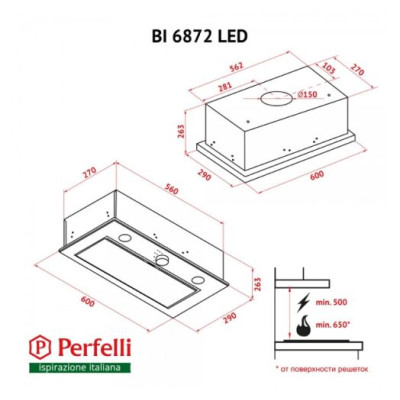 Perfelli BI 6872 BL LED