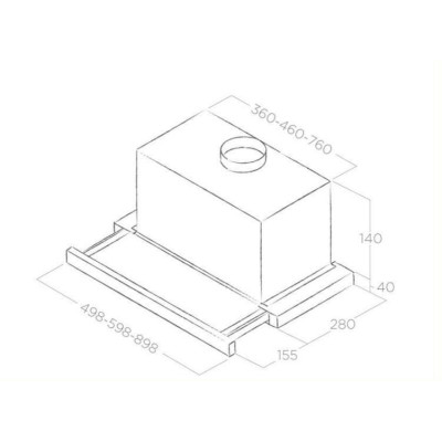Elica TT14 LUX BL/A/50