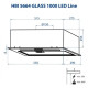 Minola HBI 5664 BL GLASS 1000 LED Line